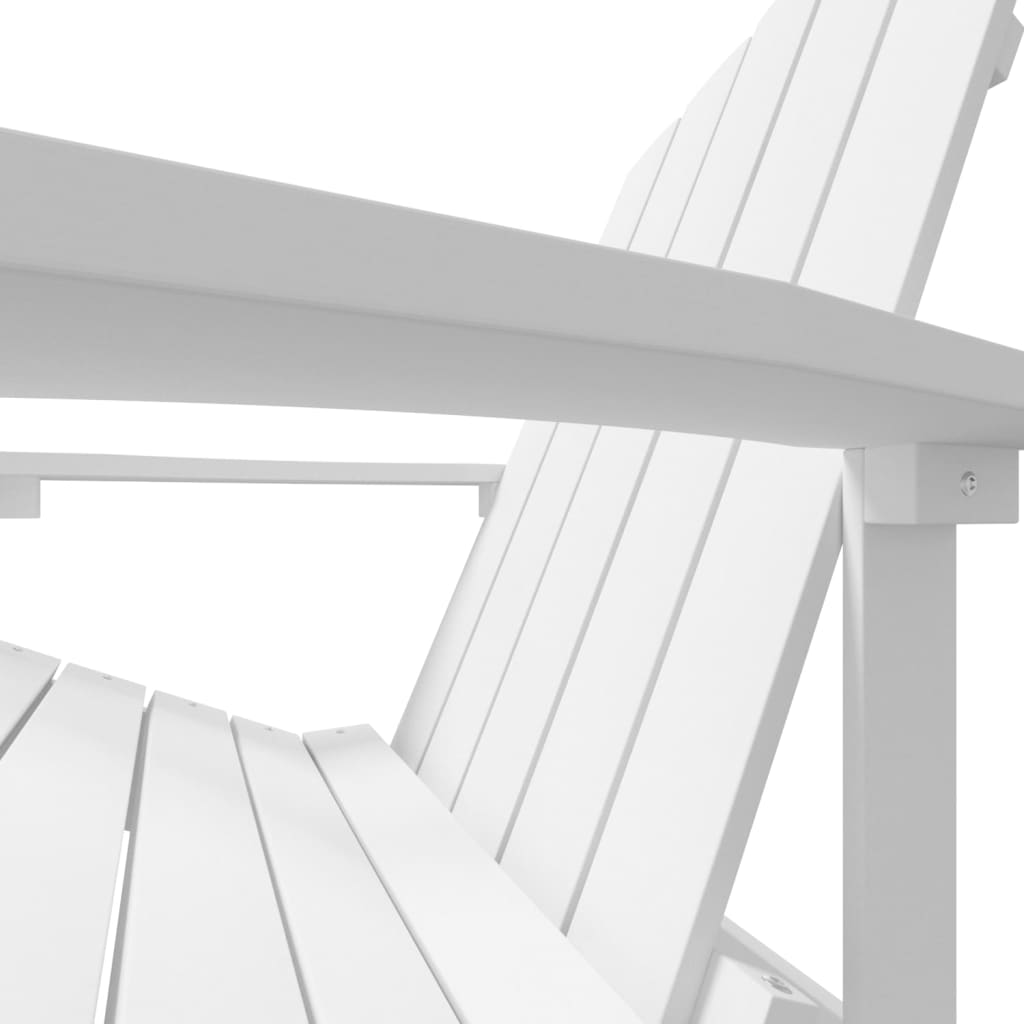 Adirondack puutarhatuoli HDPE valkoinen - Sisustajankoti.fi