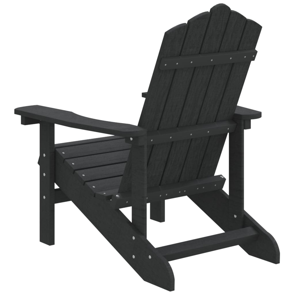 Adirondack puutarhatuoli HDPE antrasiitti - Sisustajankoti.fi