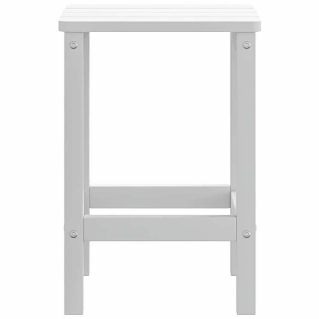 Adirondack puutarhapöytä valkoinen 38x38x46 cm HDPE - Sisustajankoti.fi