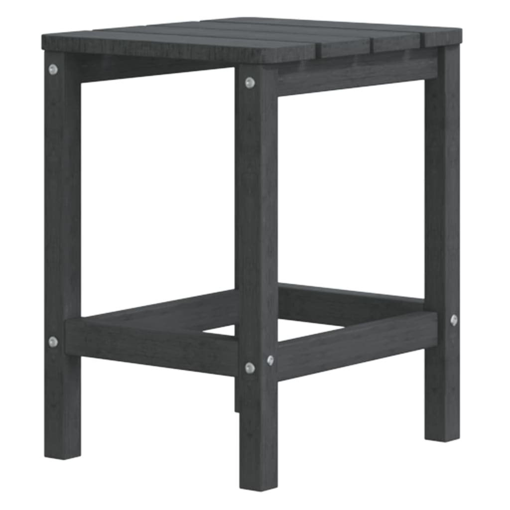 Adirondack puutarhapöytä antrasiitti 38x38x46 cm HDPE - Sisustajankoti.fi
