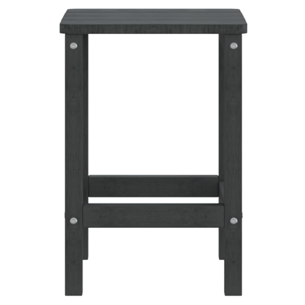 Adirondack puutarhapöytä antrasiitti 38x38x46 cm HDPE - Sisustajankoti.fi