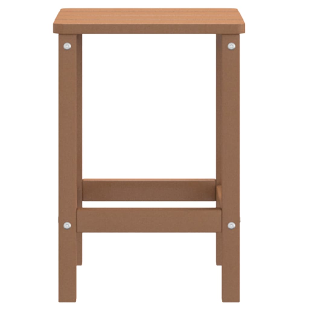 Adirondack puutarhapöytä ruskea 38x38x46 cm HDPE - Sisustajankoti.fi