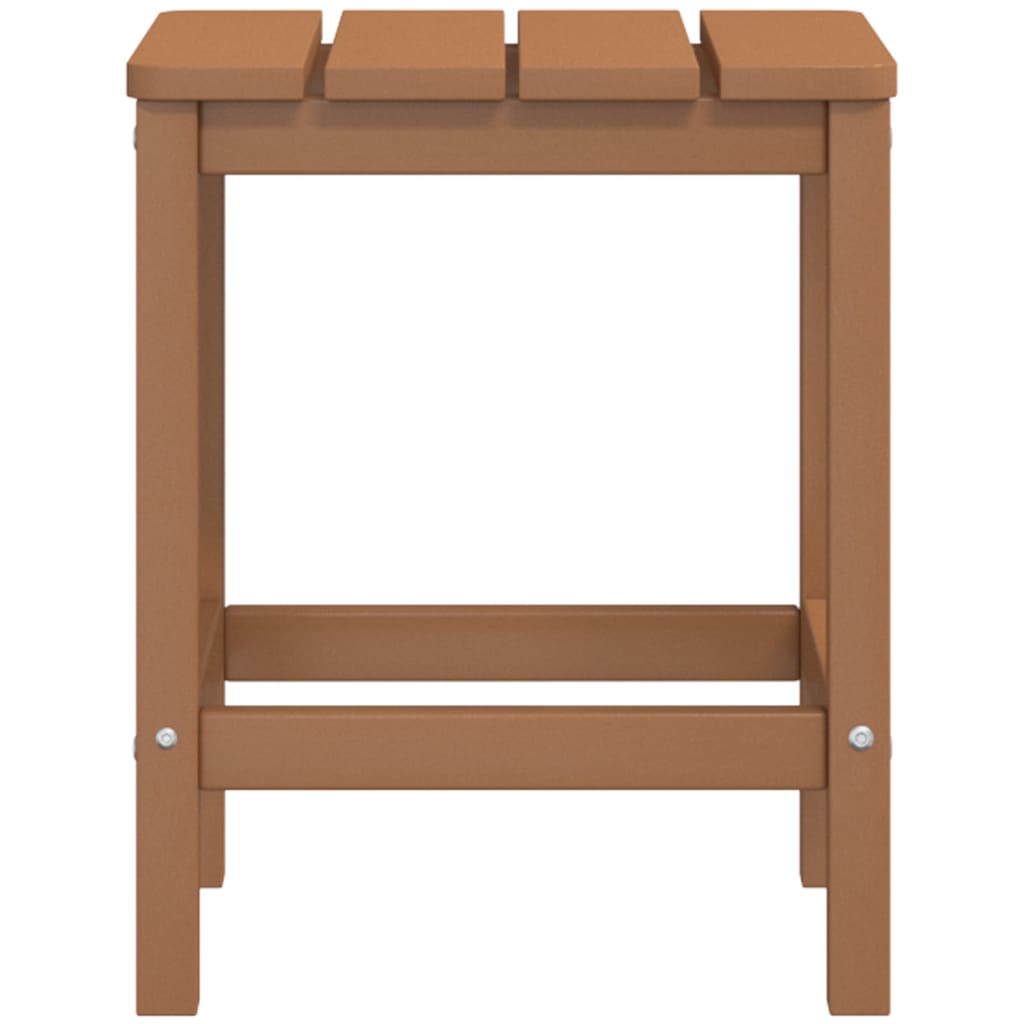 Adirondack puutarhapöytä ruskea 38x38x46 cm HDPE - Sisustajankoti.fi