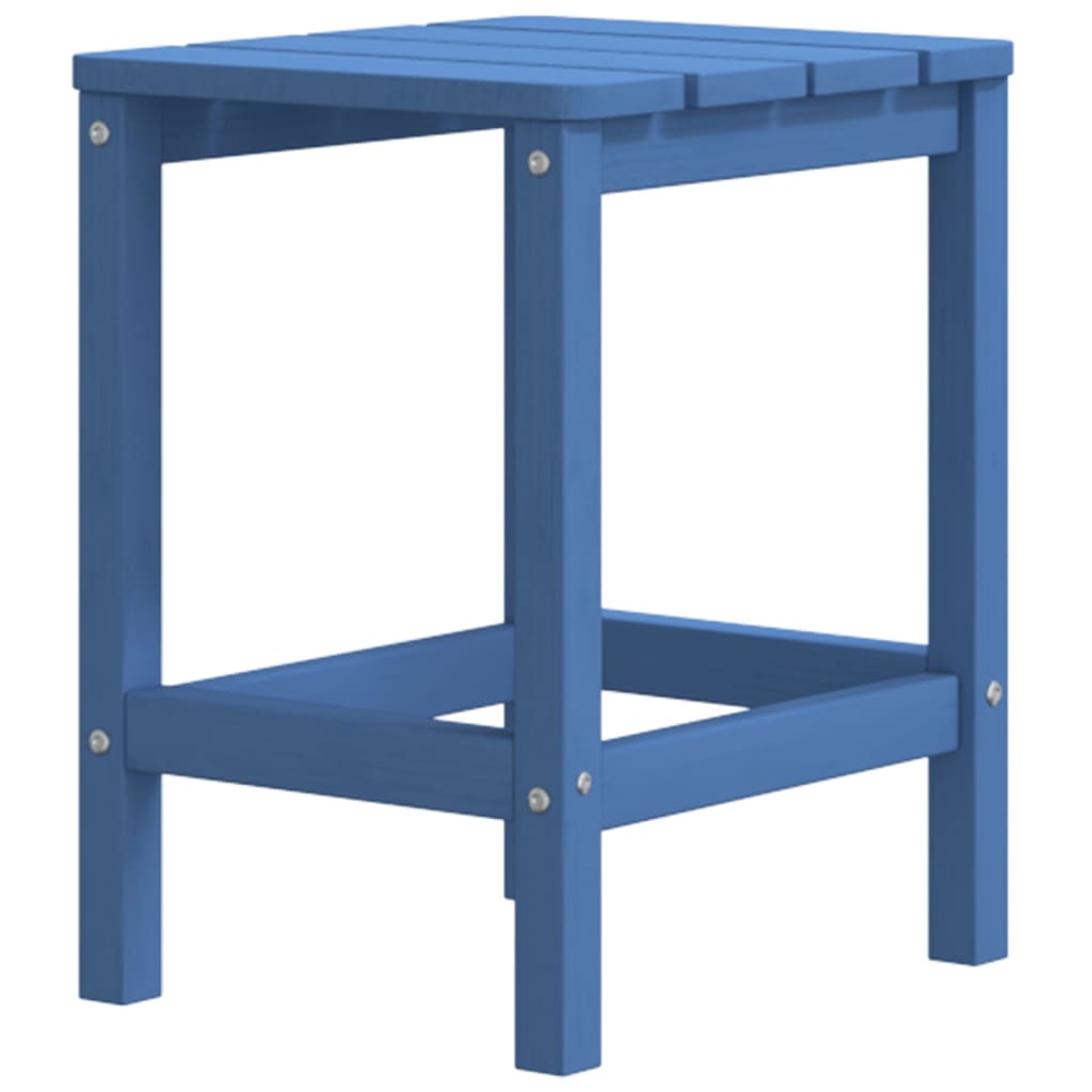 Adirondack puutarhapöytä vedensininen 38x38x46 cm HDPE - Sisustajankoti.fi