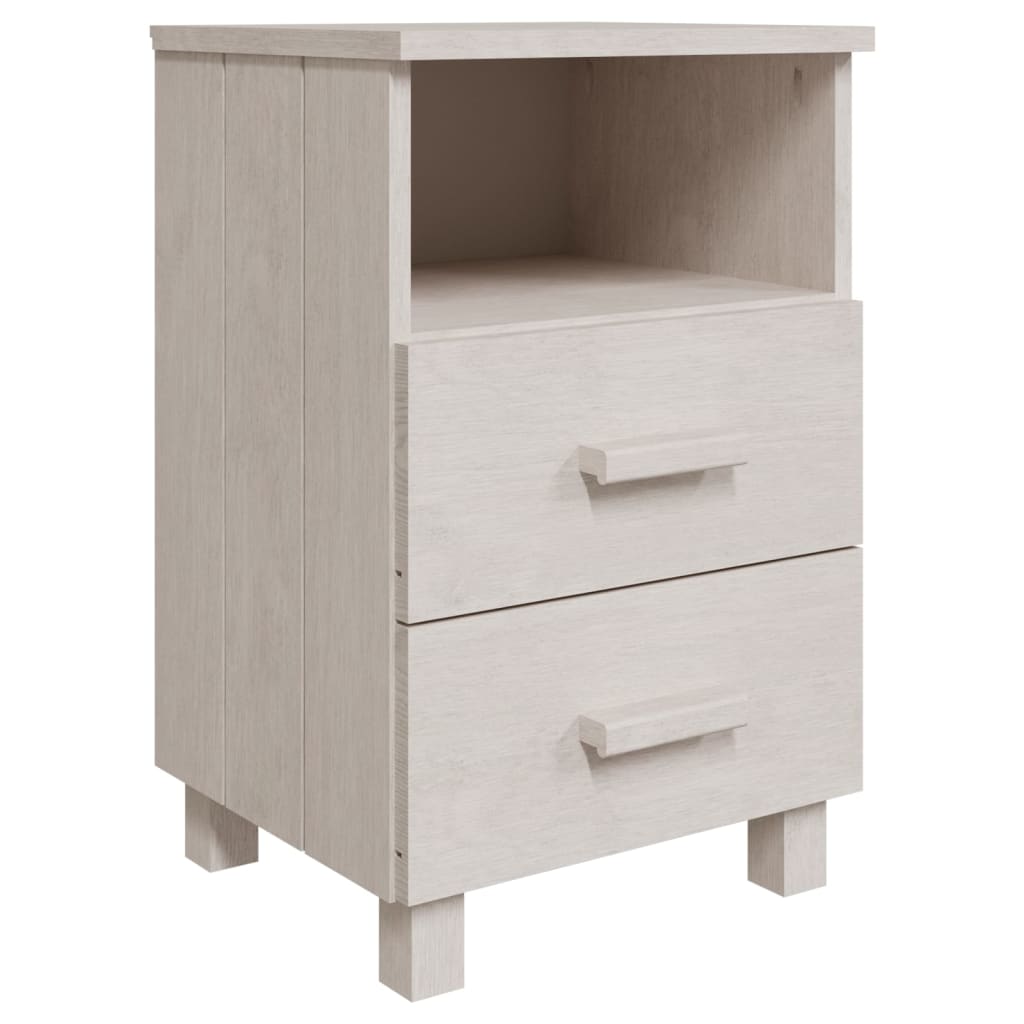 Yöpöytä valkoinen 40x35x62 täysi mänty - Sisustajankoti.fi