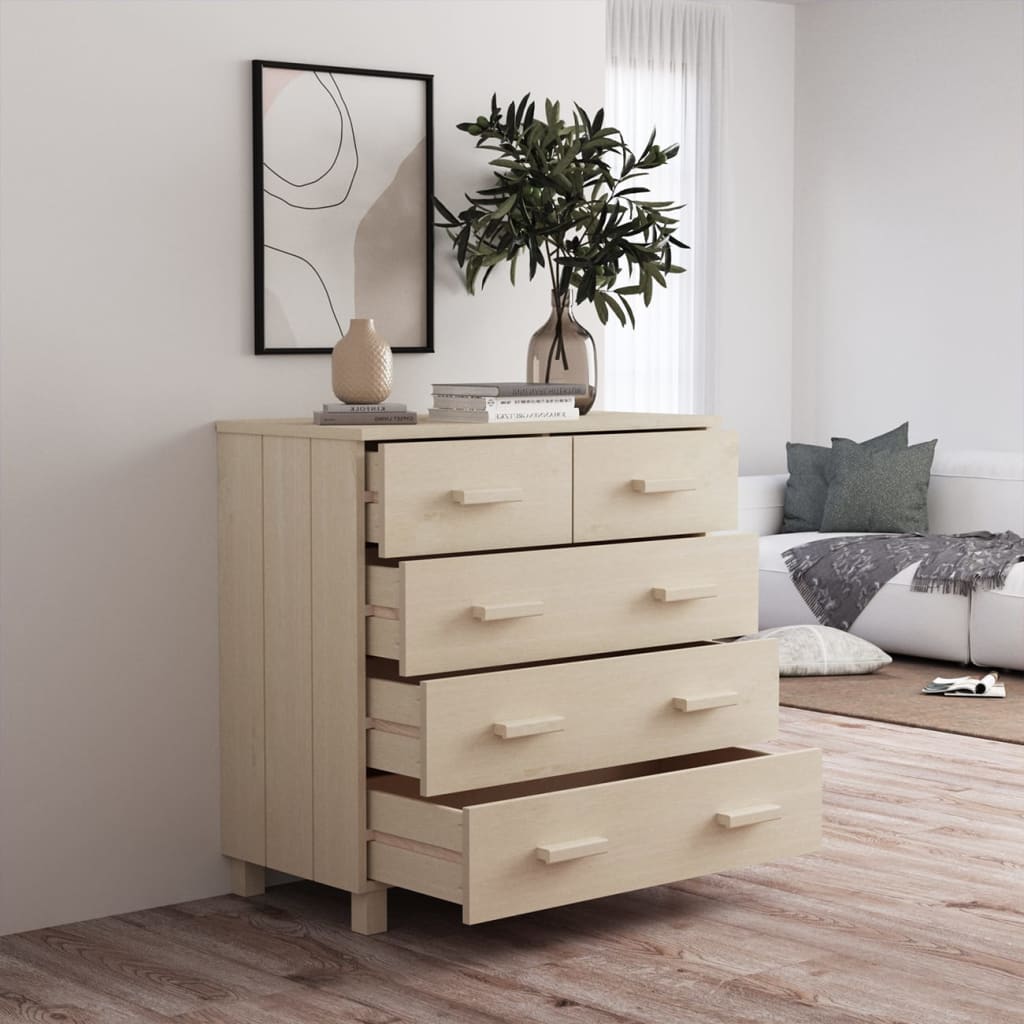 Senkki hunajanruskea 79x40x80 cm täysi mänty - Sisustajankoti.fi