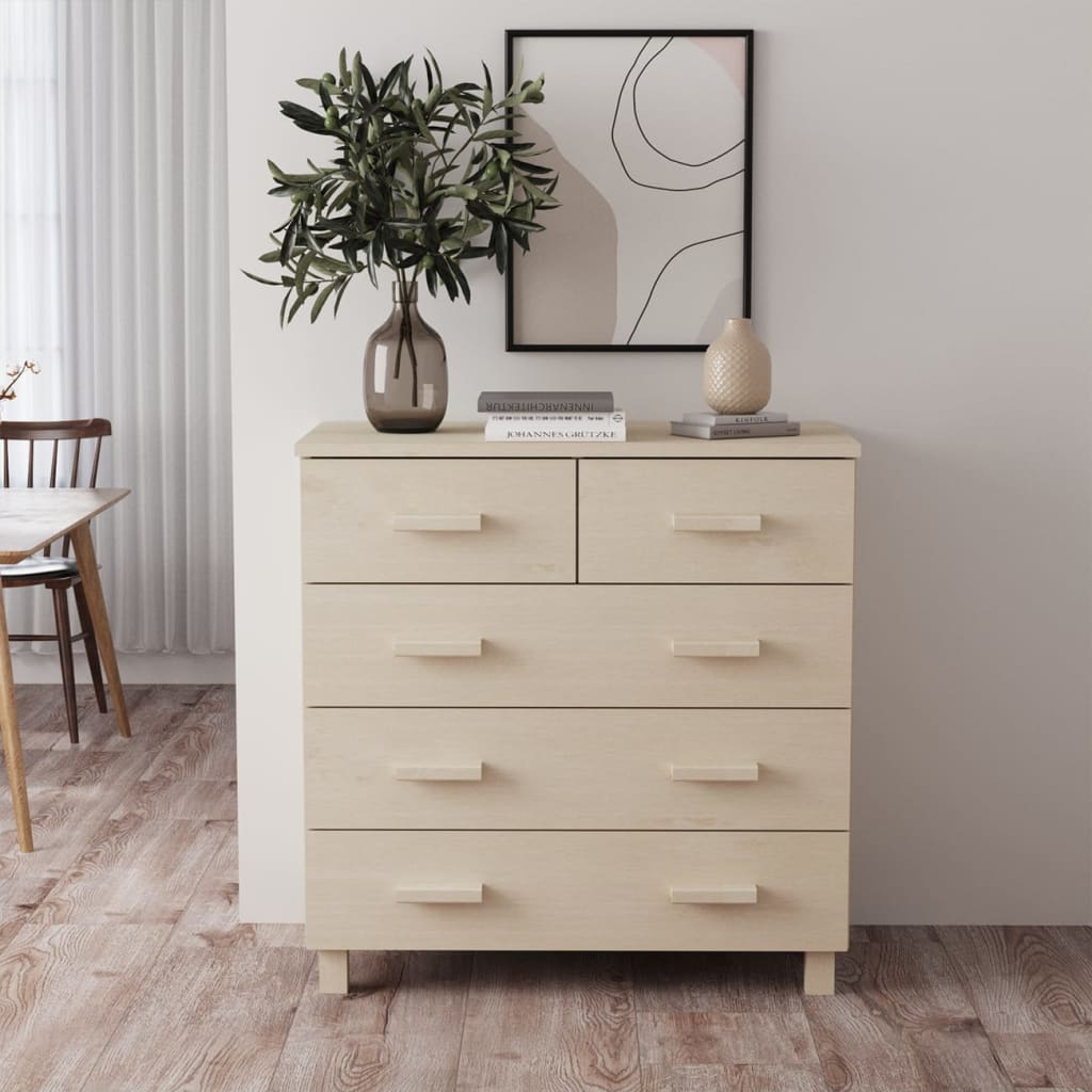 Senkki hunajanruskea 79x40x80 cm täysi mänty - Sisustajankoti.fi