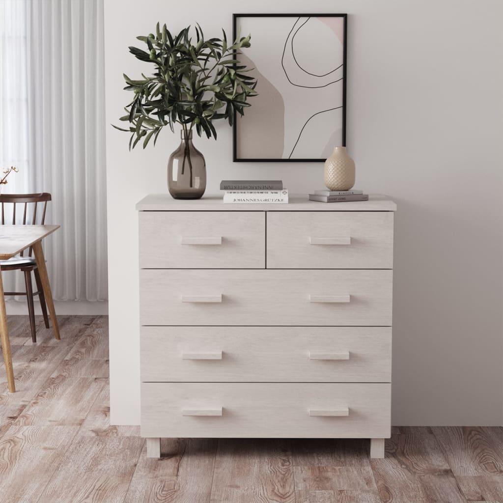 Senkki valkoinen 79x40x80 cm täysi mänty - Sisustajankoti.fi