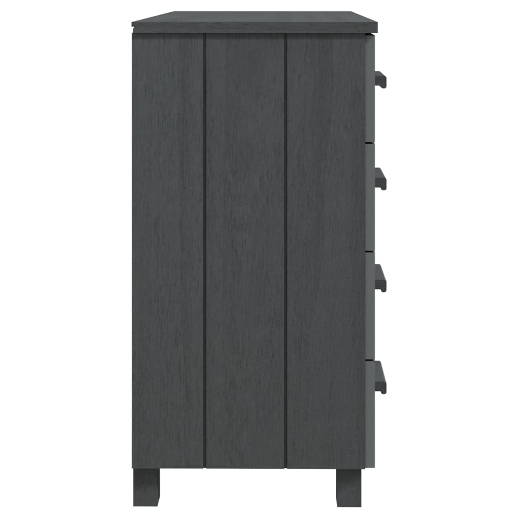 Senkki tummanharmaa 79x40x80 cm täysi mänty - Sisustajankoti.fi