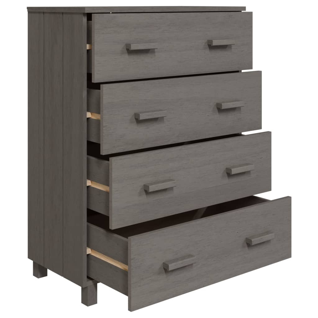 Senkki vaaleanharmaa 79x40x103,5 cm täysi mänty - Sisustajankoti.fi