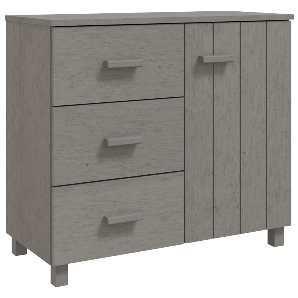 Senkki vaaleanharmaa 90x40x80 cm täysi mänty - Sisustajankoti.fi