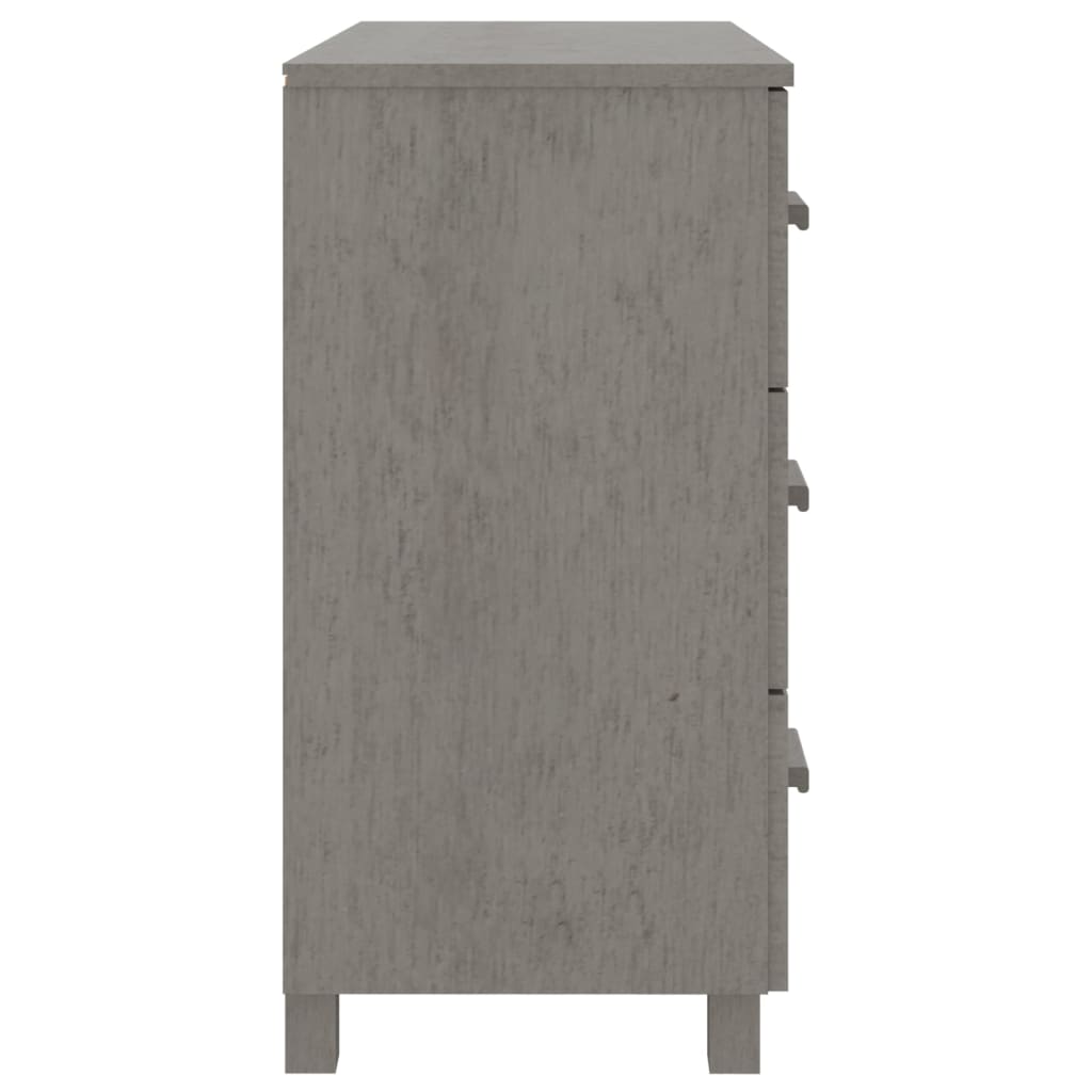 Senkki vaaleanharmaa 90x40x80 cm täysi mänty - Sisustajankoti.fi