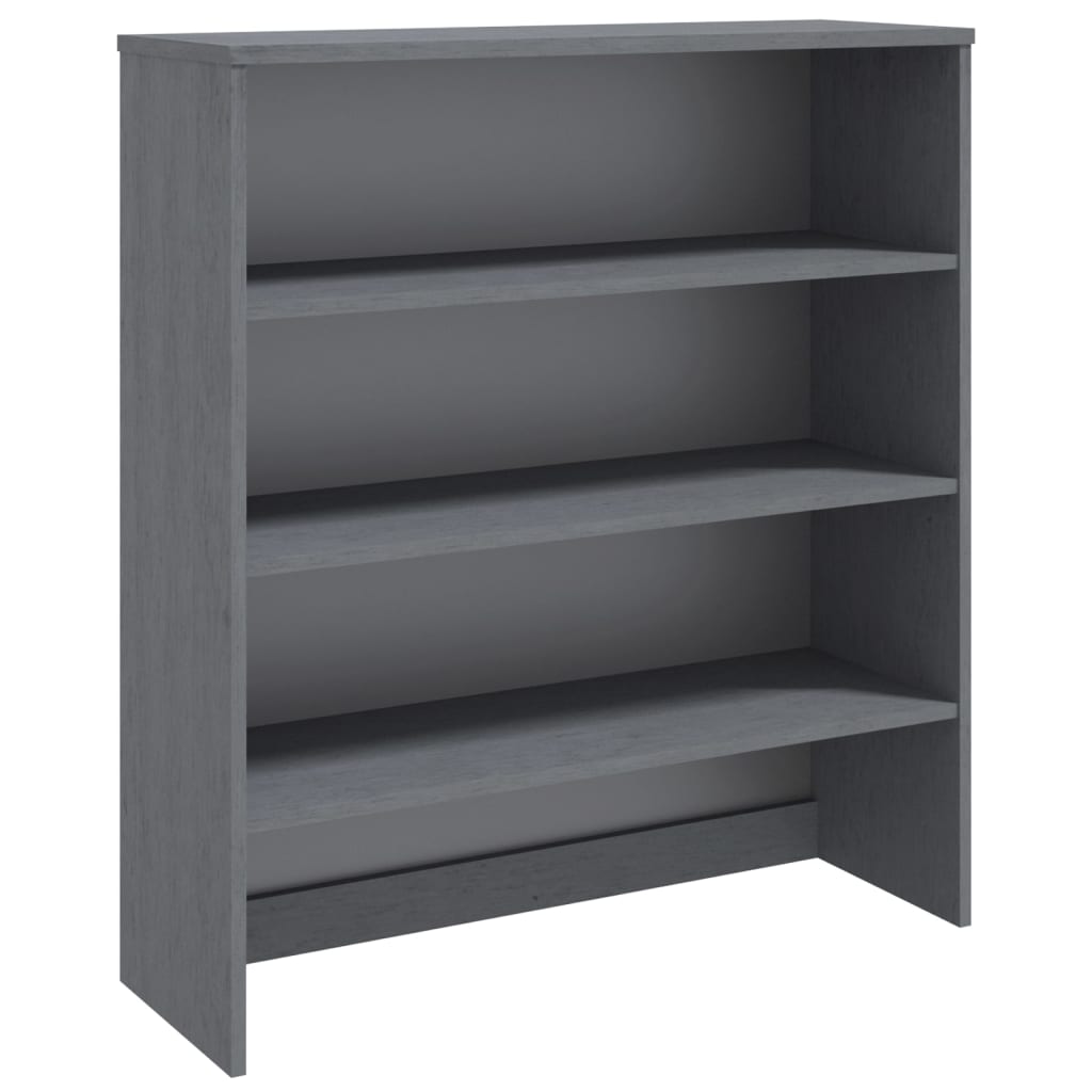Yläosa senkille tummanharmaa 90x30x100 cm täysi mänty - Sisustajankoti.fi