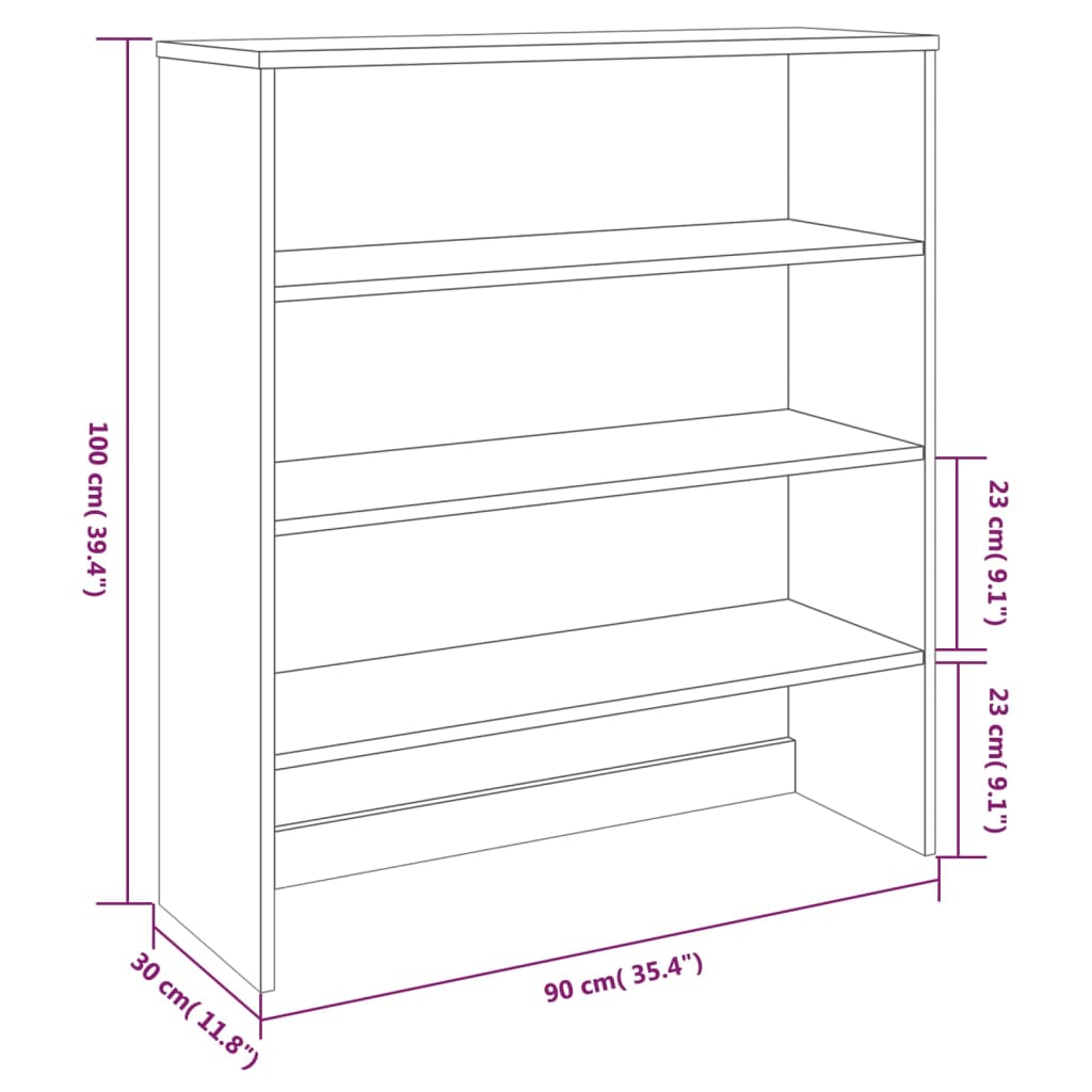 Yläosa senkille tummanharmaa 90x30x100 cm täysi mänty - Sisustajankoti.fi