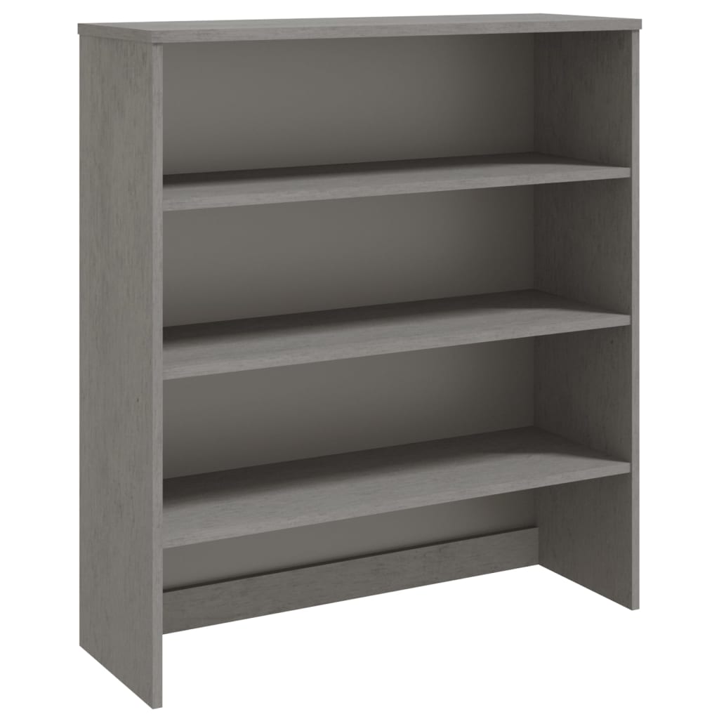 Yläosa senkille vaaleanharmaa 90x30x100 cm täysi mänty - Sisustajankoti.fi