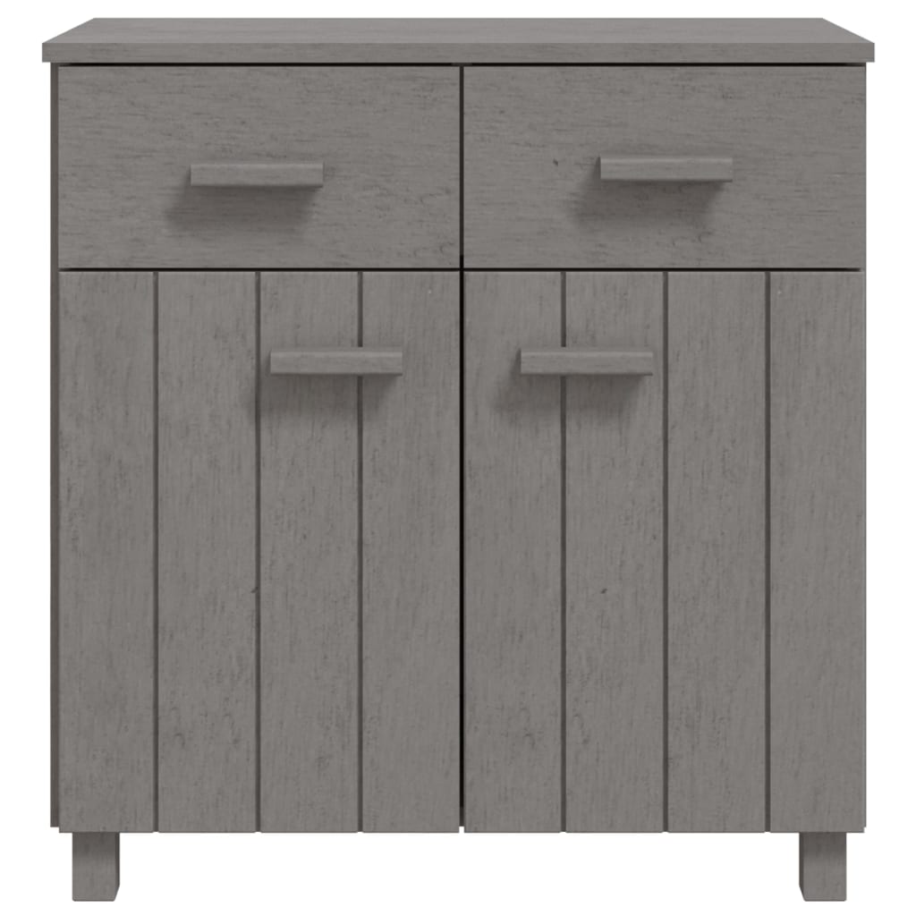 Senkki vaaleanharmaa 79x40x80 cm täysi mänty - Sisustajankoti.fi