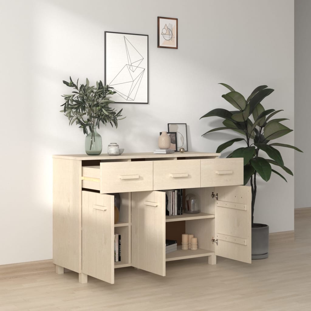 Senkki hunajanruskea 113x40x80 cm täysi mänty - Sisustajankoti.fi