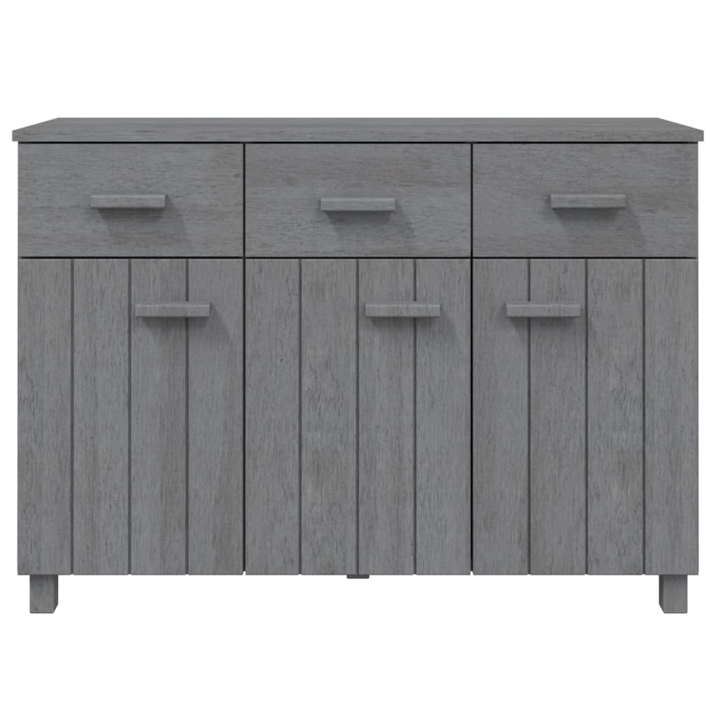 Senkki tummanharmaa 113x40x80 cm täysi mänty - Sisustajankoti.fi