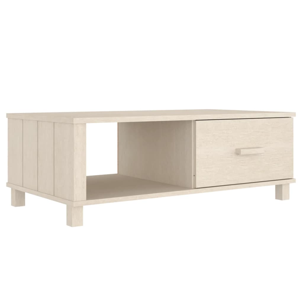 Sohvapöytä hunajanruskea 100x55x35 cm täysi mänty - Sisustajankoti.fi