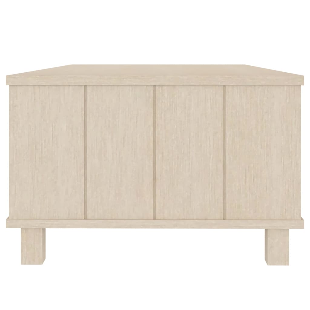 Sohvapöytä hunajanruskea 100x55x35 cm täysi mänty - Sisustajankoti.fi