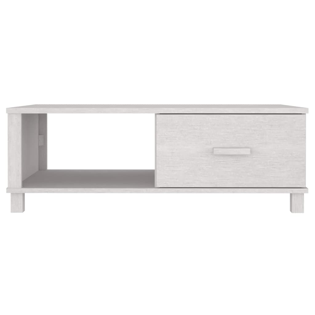 Sohvapöytä valkoinen 100x55x35 cm täysi mänty - Sisustajankoti.fi
