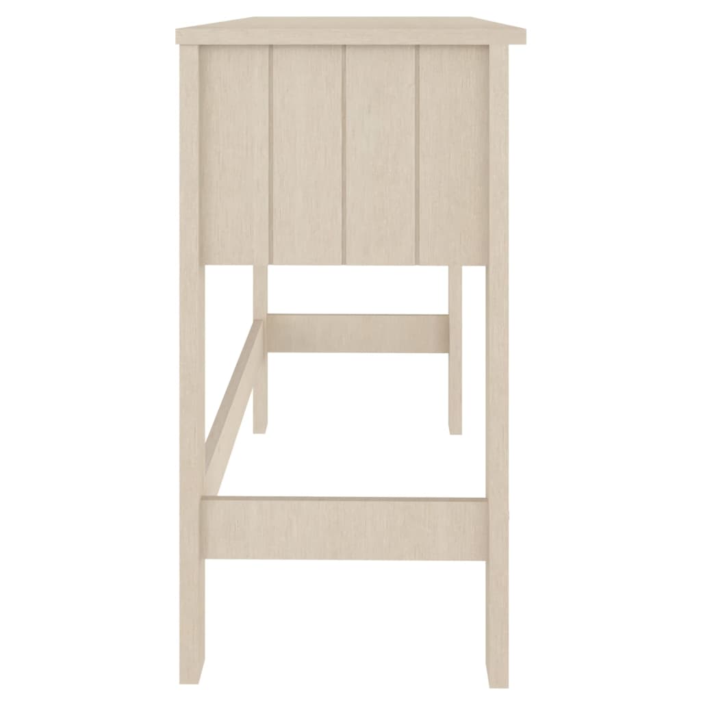 Työpöytä hunajanruskea 110x40x75 cm täysi mänty - Sisustajankoti.fi