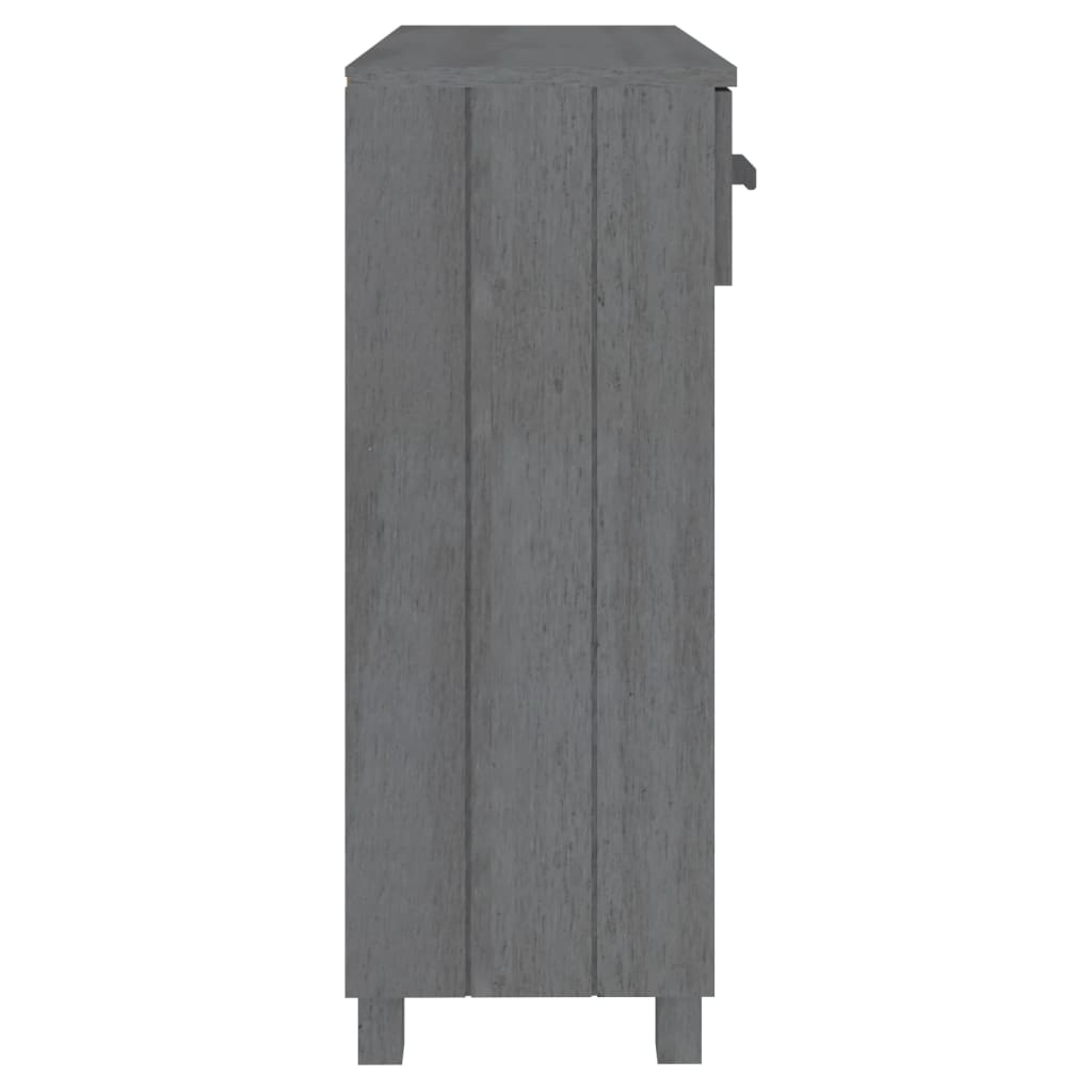 Konsolipöytä HAMAR tummanharmaa 90x35x90 cm täysi mänty - Sisustajankoti.fi