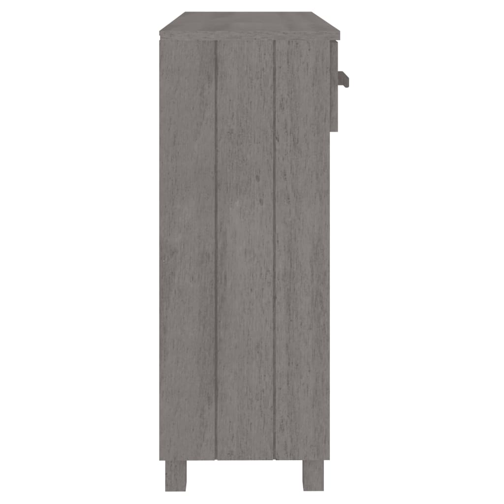 Konsolipöytä HAMAR vaaleanharmaa 90x35x90 cm täysi mänty - Sisustajankoti.fi