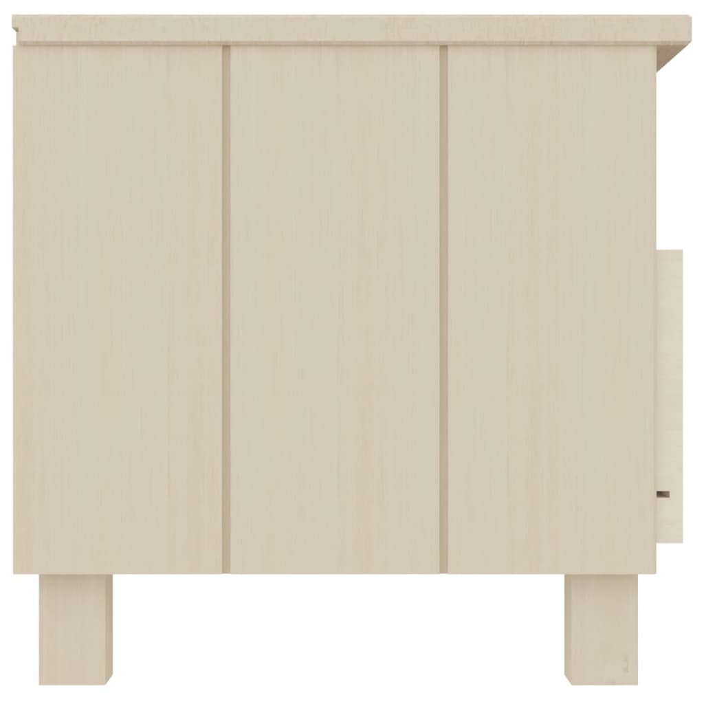 TV-taso hunajanruskea 106x40x40 cm täysi mänty - Sisustajankoti.fi