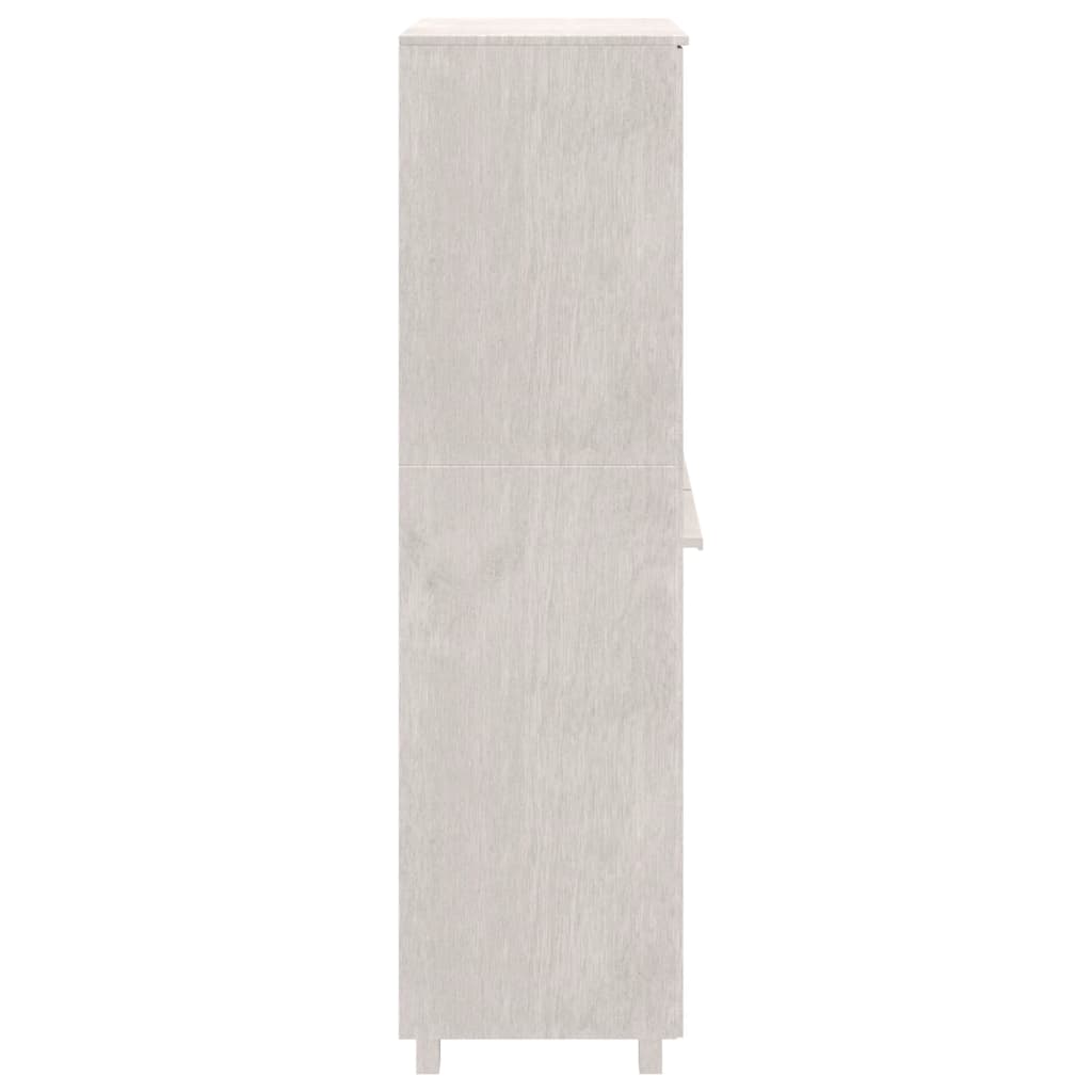 Vaatekaappi HAMAR valkoinen 89x50x180 cm täysi mänty - Sisustajankoti.fi