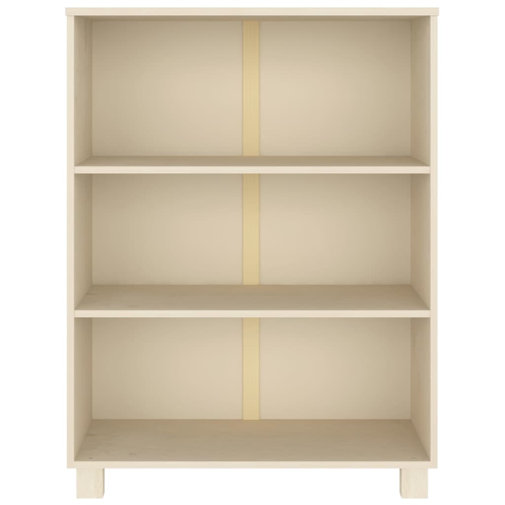 Kirjahylly hunajanruskea 85x35x112 cm täysi mänty - Sisustajankoti.fi