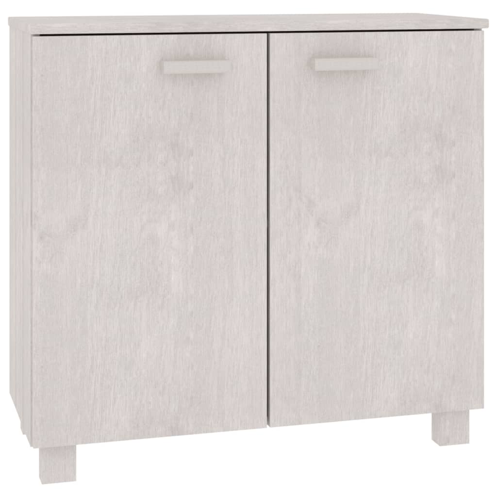 Sivupöytä HAMAR valkoinen 85x35x80 cm täysi mänty - Sisustajankoti.fi