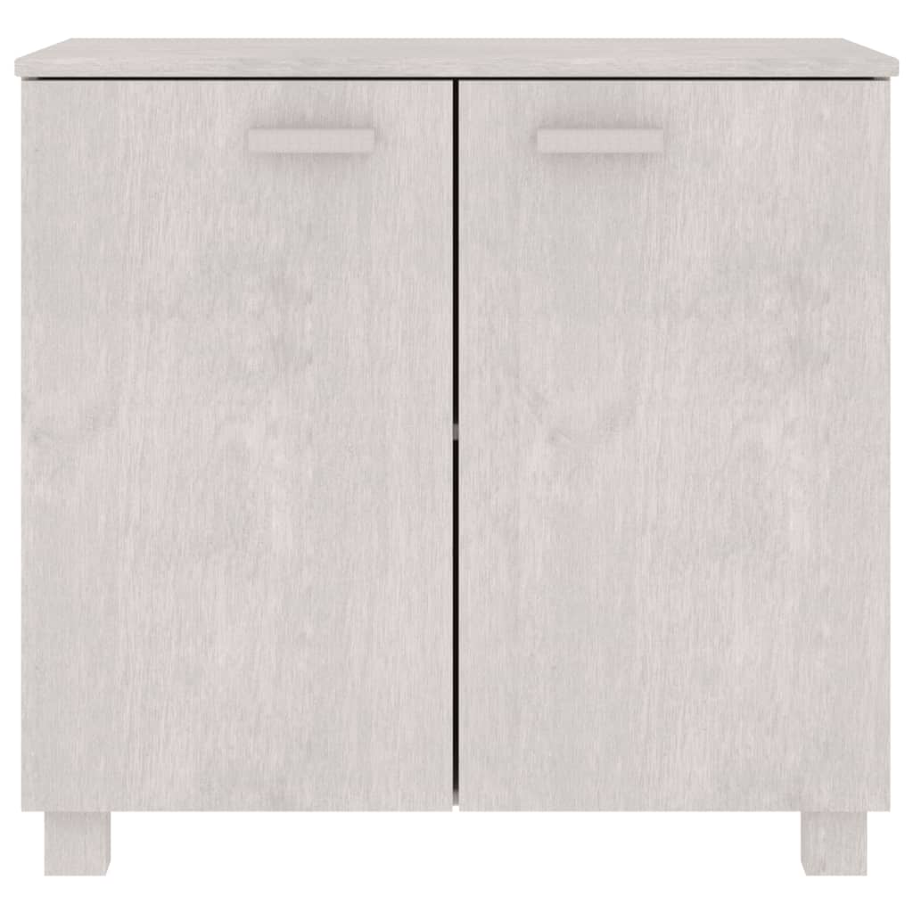 Sivupöytä HAMAR valkoinen 85x35x80 cm täysi mänty - Sisustajankoti.fi