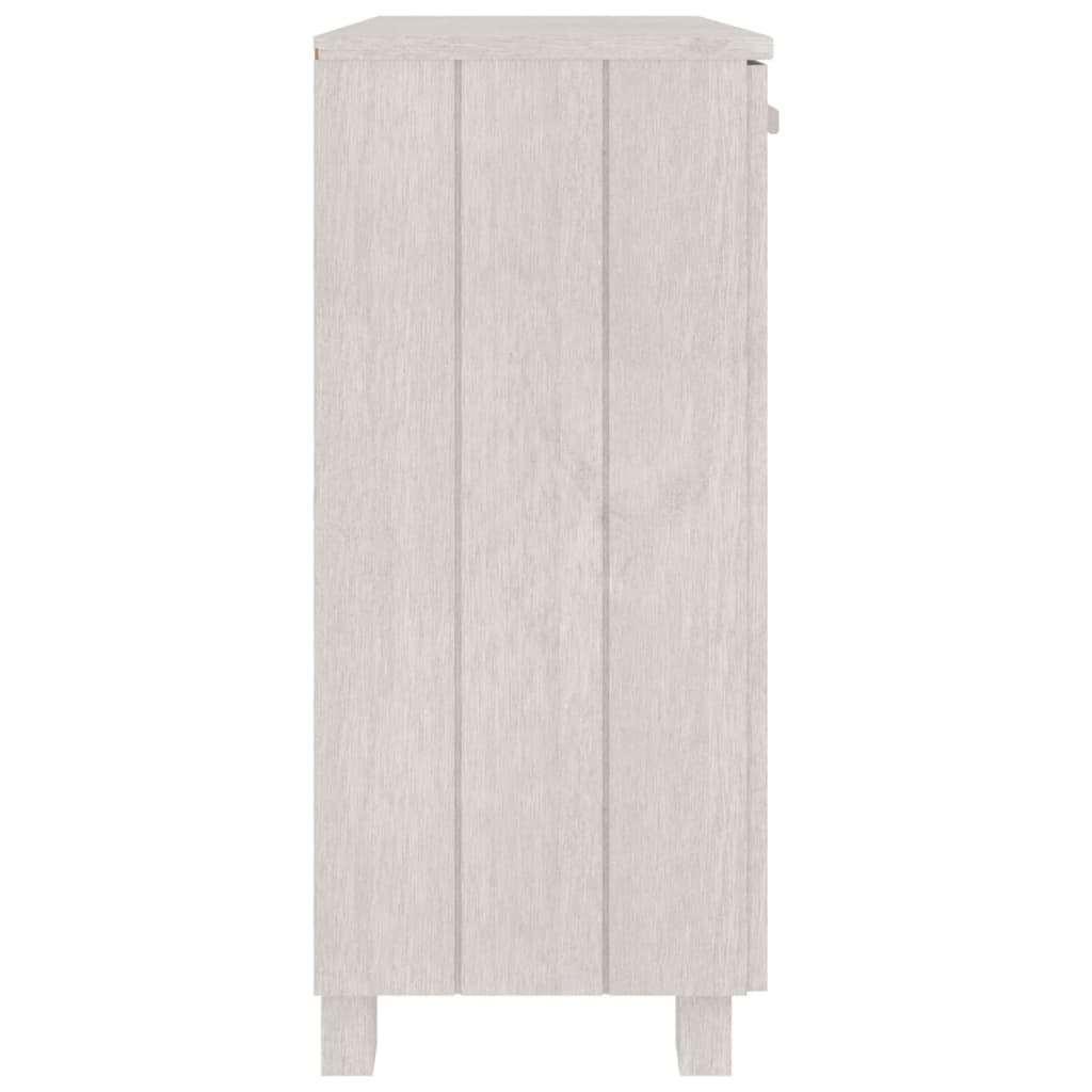 Sivupöytä HAMAR valkoinen 85x35x80 cm täysi mänty - Sisustajankoti.fi