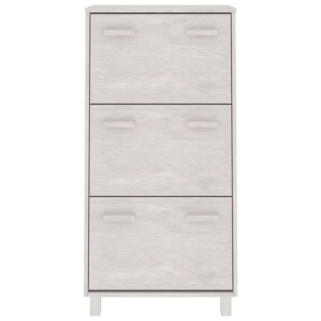 Kenkäkaappi HAMAR valkoinen 59,5x35x117 cm täysi mänty - Sisustajankoti.fi