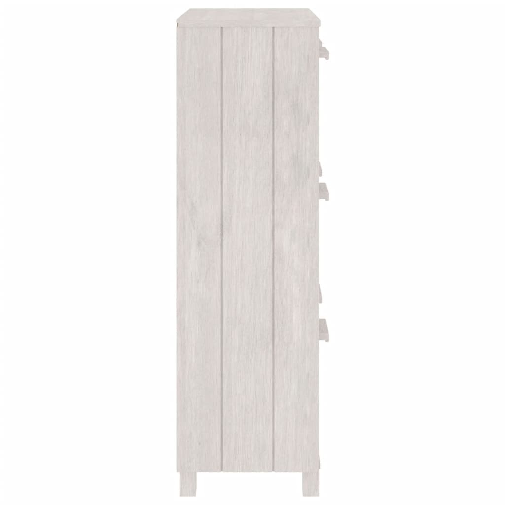 Kenkäkaappi HAMAR valkoinen 59,5x35x117 cm täysi mänty - Sisustajankoti.fi