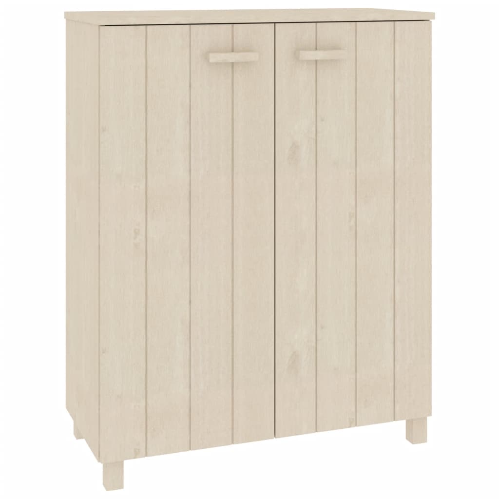 Kenkäkaappi HAMAR hunajanruskea 85x40x108 cm täysi mänty - Sisustajankoti.fi
