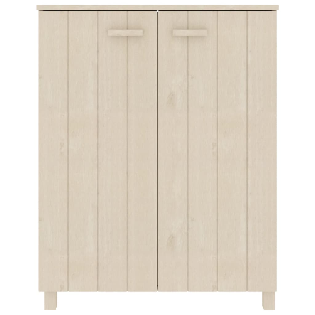 Kenkäkaappi HAMAR hunajanruskea 85x40x108 cm täysi mänty - Sisustajankoti.fi