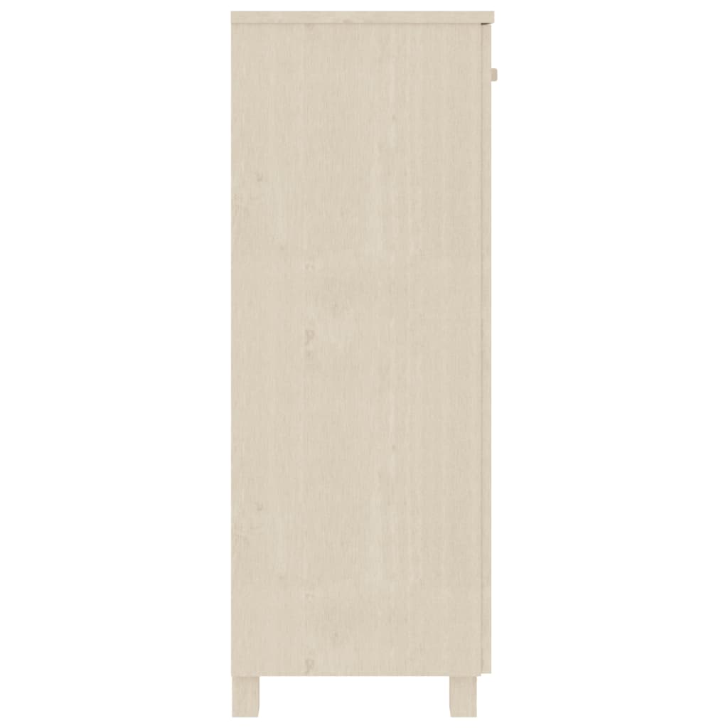 Kenkäkaappi HAMAR hunajanruskea 85x40x108 cm täysi mänty - Sisustajankoti.fi