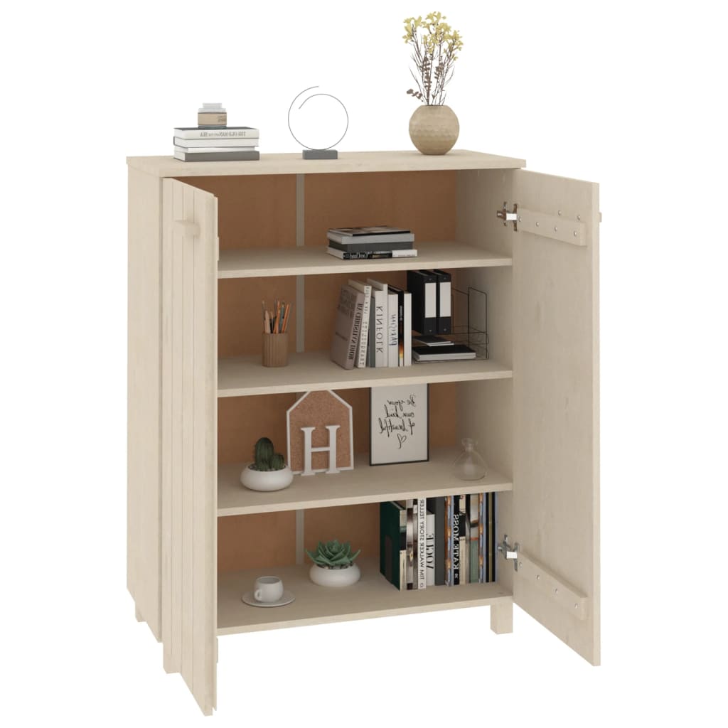 Kenkäkaappi HAMAR hunajanruskea 85x40x108 cm täysi mänty - Sisustajankoti.fi
