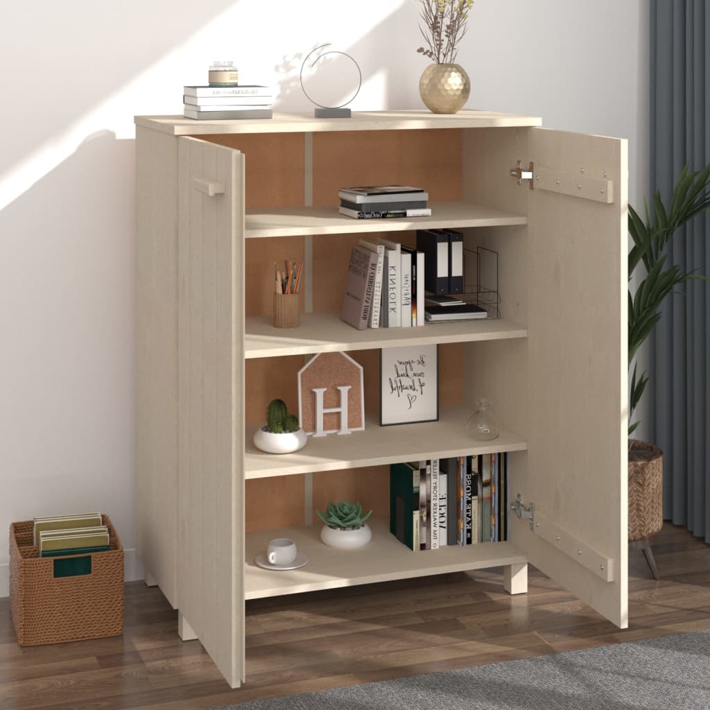 Kenkäkaappi HAMAR hunajanruskea 85x40x108 cm täysi mänty - Sisustajankoti.fi