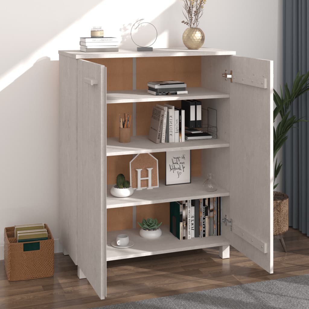 Kenkäkaappi HAMAR valkoinen 85x40x108 cm täysi mänty - Sisustajankoti.fi