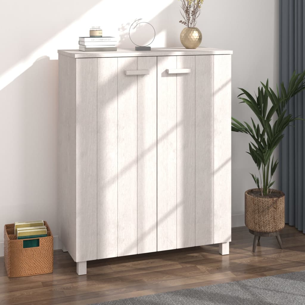 Kenkäkaappi HAMAR valkoinen 85x40x108 cm täysi mänty - Sisustajankoti.fi
