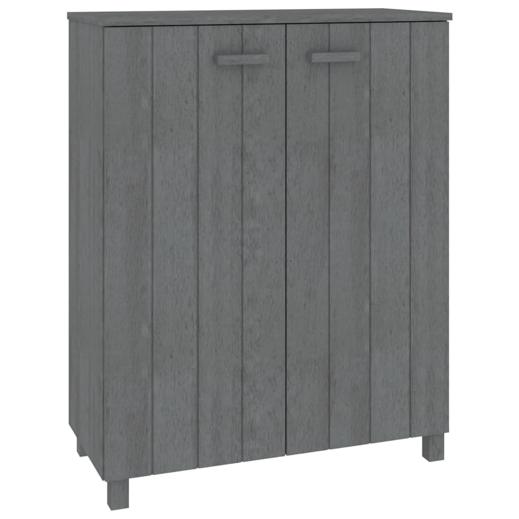 Kenkäkaappi HAMAR tummanharmaa 85x40x108 cm täysi mänty - Sisustajankoti.fi