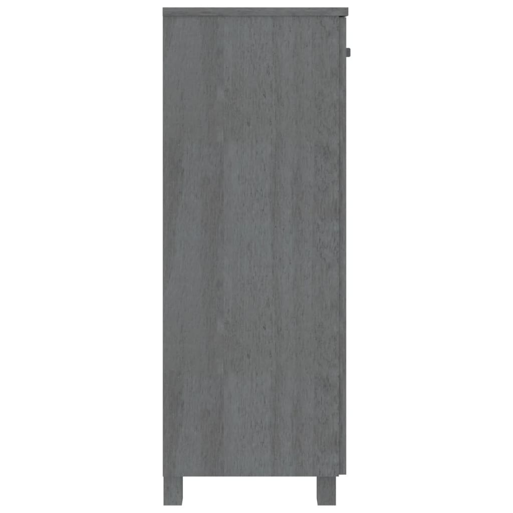 Kenkäkaappi HAMAR tummanharmaa 85x40x108 cm täysi mänty - Sisustajankoti.fi