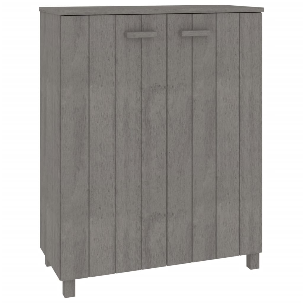 Kenkäkaappi HAMAR vaaleanharmaa 85x40x108 cm täysi mänty - Sisustajankoti.fi