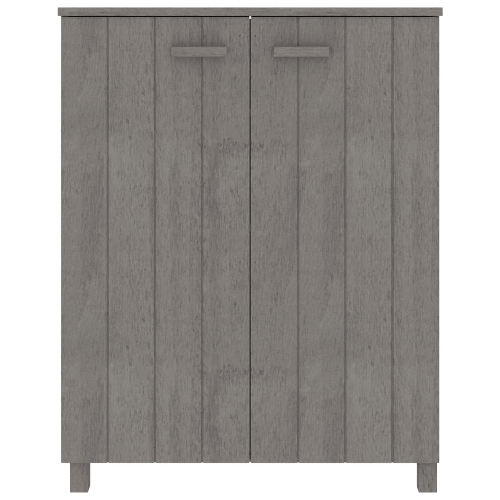 Kenkäkaappi HAMAR vaaleanharmaa 85x40x108 cm täysi mänty - Sisustajankoti.fi