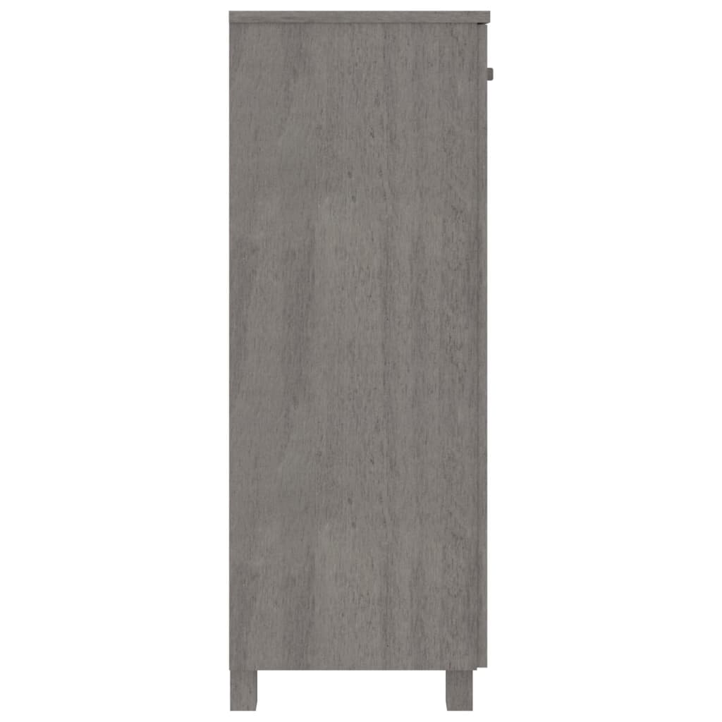 Kenkäkaappi HAMAR vaaleanharmaa 85x40x108 cm täysi mänty - Sisustajankoti.fi