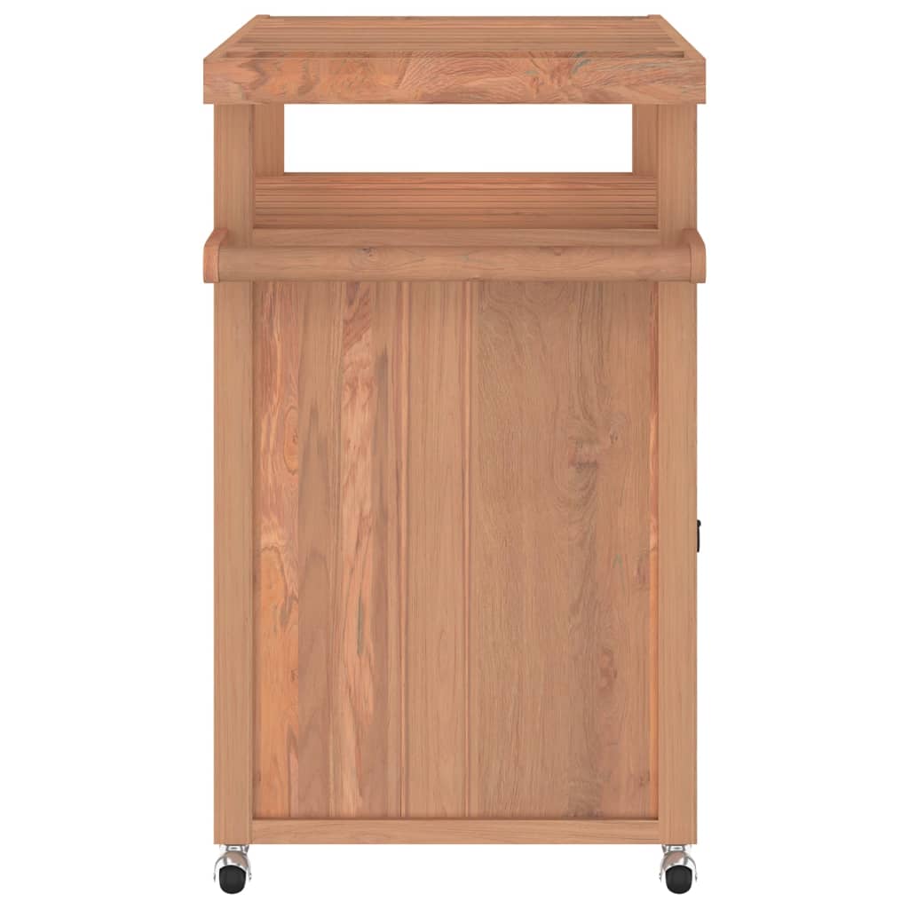 Baarivaunu 70x50x90 cm täysi tiikki - Sisustajankoti.fi