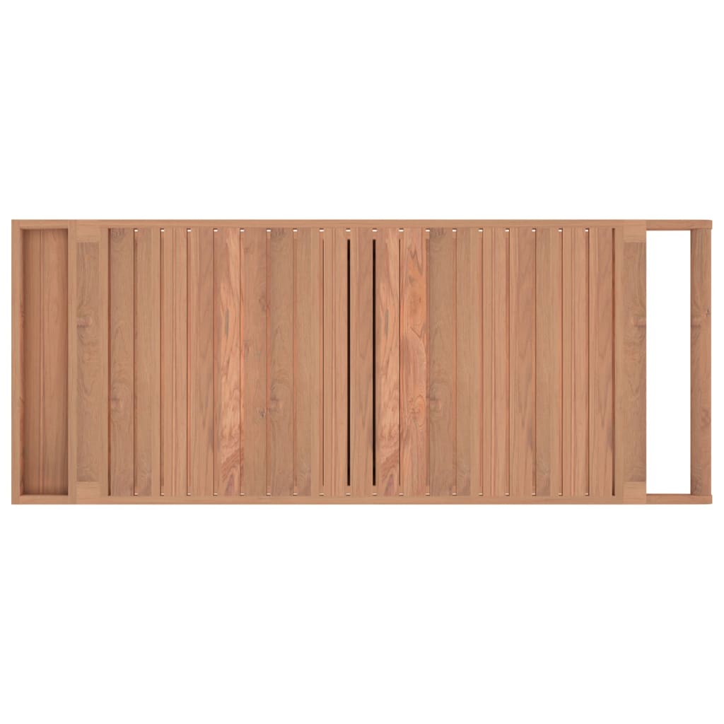 Baarivaunu 120x50x90 cm täysi tiikki - Sisustajankoti.fi